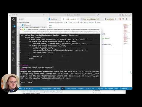 My process for upgrading Datasette plugins with uv and OpenAI Codex CLI