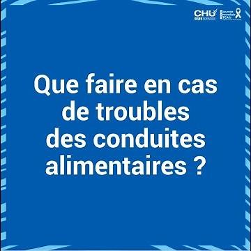 Que faut-il faire en cas de troubles des conduites alimentaires ?