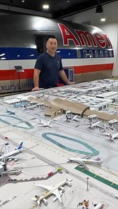 23K views · 3.6K reactions | New vlog is out! I visited the world’s largest display of miniature model airports: JFK, LAX, Heathrow, and Mumbai. Take a look at the story of how these miniatures took flight ✈️ Full vlog: https://youtu.be/C7pQpziksoA?si=EHWQGsgBrK2-xBhk #samchui #avgeek #airplanemodel #aircraftmodel #miniature #airports #geminijets #phoenixmodels #jcwings #vlog | Sam Chui | Facebook