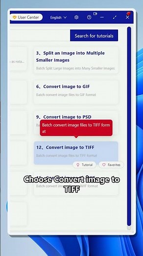 Batch convert image files to TIFF on Windows