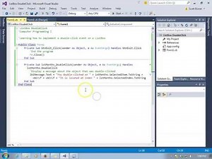 ListBoxDoubleClickEvent