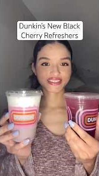 Dunkin 2026 Spring Menu Drinks | Part 2 | Cherry Daydream Refresher and Cherry Limeade Refresher