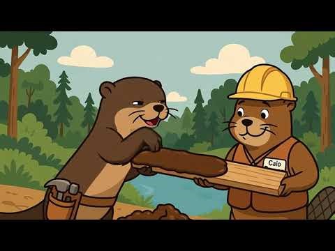 Caio el Castor y el Tobogán de la Presa