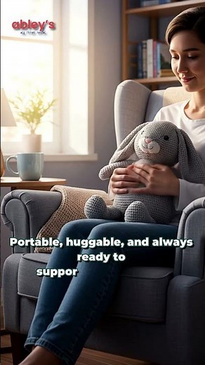 Why Parents Love Abley's Weighted Plush Bunny So Much 🧸