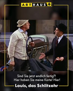 Ein echter Klassiker! 😅 Auf ARTHAUS stehen insgesamt acht Kultfilme von Komikermeister Louis de Funès zur Verfügung! 👉 bit.ly/AmazonPrimeArthausPlus 👉 bit.ly/AppleTVArthausPlus | ARTHAUS