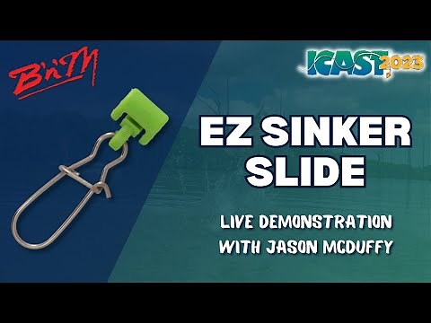 New B'n'M EZ Sinker Slide Demonstration with Jason McDuffy at ICAST 2023