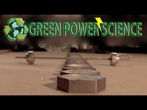 Magnetic Accelerator Magnetic Propulsion neodymium magnets uphill release