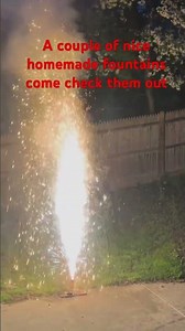 Homemade Fountains #fireworks #explosion #pyrotechnics #pyro