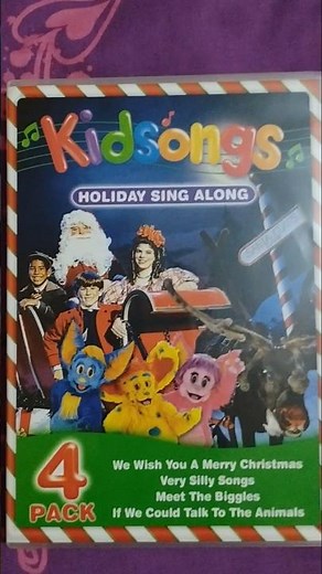 KIDSONGS UNBOXING: Holiday Sing Along 4-Pack DVD #Kidsongs #Collection #DVD
