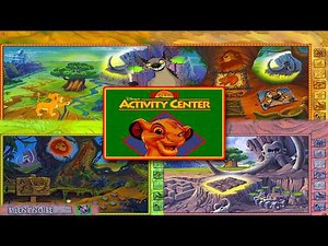 Disney's The Lion King Activity Center 1995 PC Game (Full Playthrough - No Commentary)