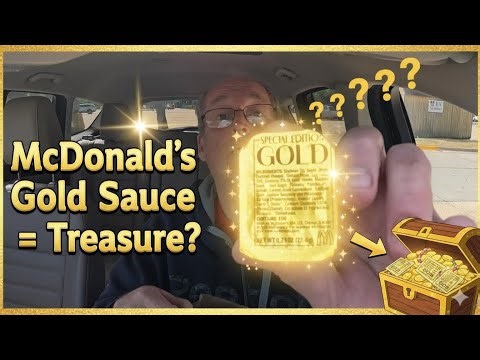 McDonald’s NEW Gold Sauce Taste Test! Is It Worth Its Weight in GOLD? 🏆🍔