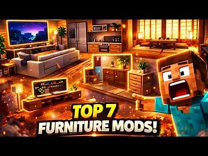 Build a REALISTIC Minecraft House with These 7 Furniture Mods