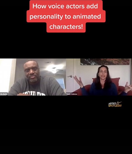 Voice actress Tasia Valenza shows us how she adds intent and purpose to her characters she portrays! #animation #voiceacting