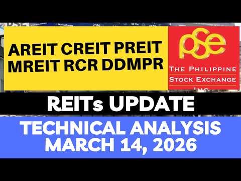 AREIT | CREIT | RCR | MREIT | PREIT | DDMPR : PSE TECHNICAL ANALYSIS