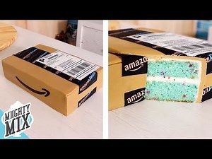 Amazon Prime BOX CAKE | Amazing and Satisfying Realistic Cakes | MiightyMix