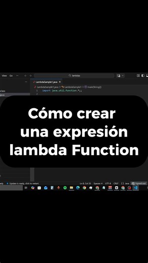 Cómo crear una lambda con Function en Java