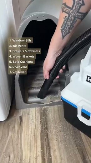 10 ways to use HART's 20V 1 Gallon Wet/Dry Vacuum Kit #shorts