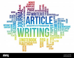 Business Concept Background, Article Writing Word Cloud Design Template Stock Vector Image & Art - Alamy