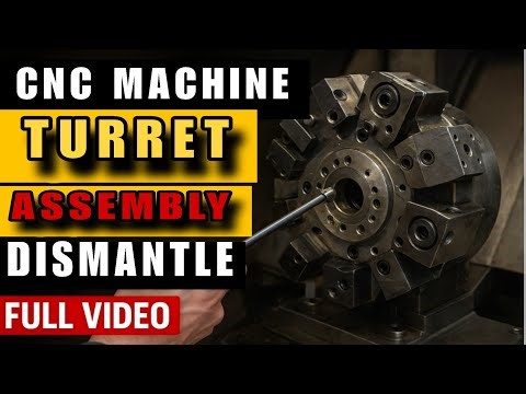 CNC Machine Turret Assembly and Dismantle | Step-by-Step Full Tutorial for Beginners |