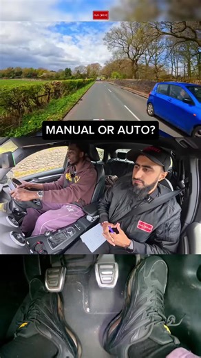 If you were starting lessons today, what would you pick, Manual 🚗 or Automatic ⚙️? #driving #drivingtest #drivinglessons #manual #automatic