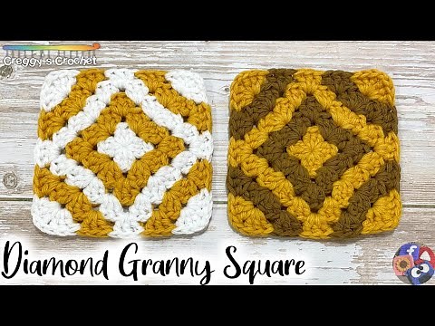 CROCHET “Diamond” Granny Square | Tutorial
