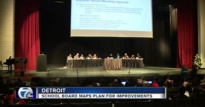 Detroit school board maps improvement plan