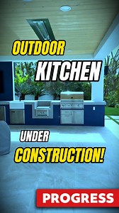 505K views · 6.2K reactions | See how this outdoor kitchen is coming together Step by step, it's turning into a functional and stylish space made for outdoor living. Would you like something like this at home? #kitchen #outdoorkitchen #backyardkitchen | Rivers Landscape Construction Inc. | Facebook