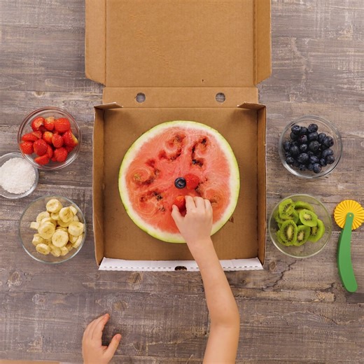 How to make watermelon pizza: | 3-Minute Hacks