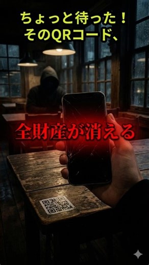 【警告】そのQRコード、偽物です。読み取った瞬間に「全財産」が消える最新手口