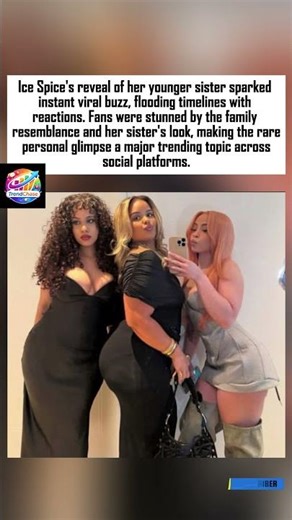 Ice Spice Breaks the Internet After Unveiling Lookalike Younger Sister #shortfeed #viral #usa#canada