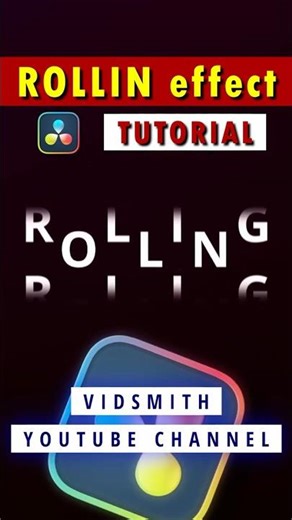 advanced text effect in davinci resolve - scrolling text effect #turorial #davinciresolve