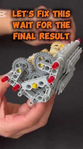 This LEGO Engine Actually ROARS 🤯 | Box 1 Test #legobuild #edit #legoracers #legospeedbuild #fyp