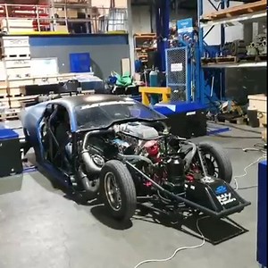 Drag Car Pulls a Wheelie on a ProHub 6000HP Chassis Dyno Hemi Twin Turbo Powered Mustang Moran Motorsports fb: Moran Motorsports Inc ig: @moranmotorsports #TURBOKING | TURBO KING
