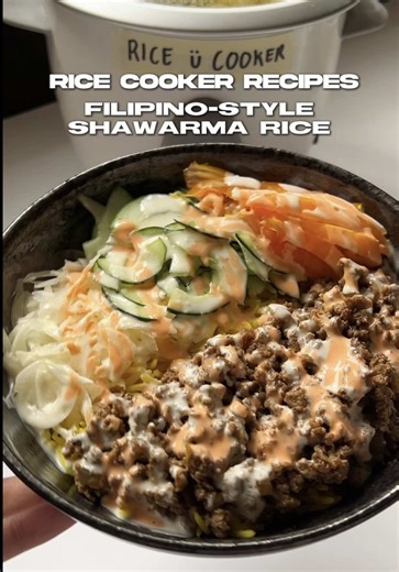 Filipino-Style Shawarma Rice: Easy Rice Cooker Recipe