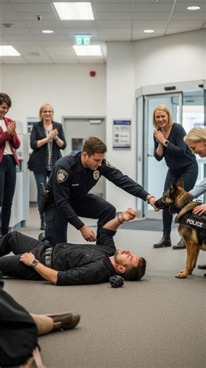 Loyal German Shepherd Crushes Bank Robbers – Saves Owner #shorts