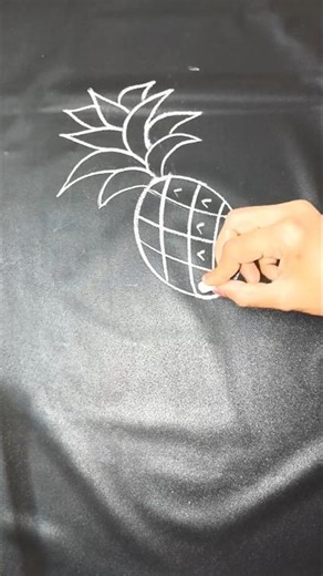 How do draw a pineapple#shortvideo