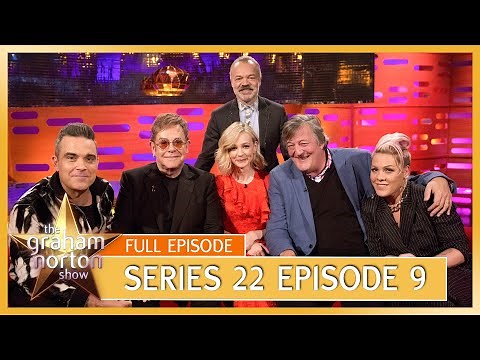 S22 E9 - The Graham Norton Show | Full Episode | Elton John, Stephen Fry, Robbie Williams, Pink