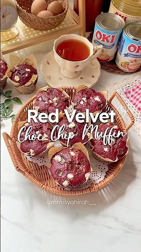 These red velvet muffins are soft, fluffy & easy to make. Perfect for breakfast, brunch or snack.
