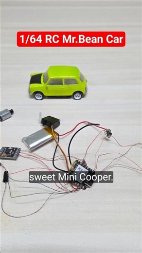 1/64 RC Mr.Bean Car custom build #diy #rccar #rccars #ytshorts #ytshortsindia #rc #toys #scale