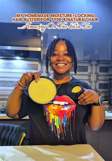 DIY Homemade Hair Butter for Type 4 Hair Care