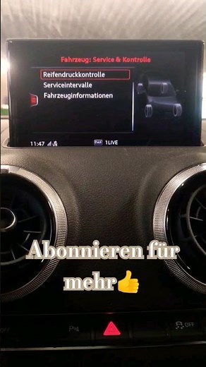 Audi A3 A4 A5 A6 Q5 Reifendruck zurücksetzen #audi #diy #rdks #service #werkstatt