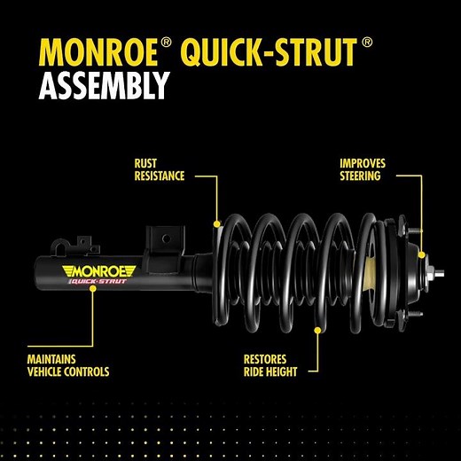 The Quick-Strut improves steering, restores factory ride height & maintains vehicle control.