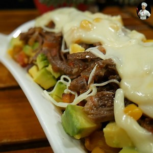 Receta de carne desmechada maduro, aguacate y queso, fácil y rapido. | Recetas de MamáTV