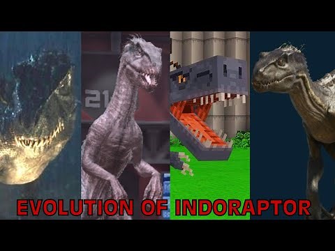 Evolution Of Indoraptor In Movie & Video Games