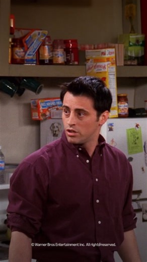 Joey doesn't share food or the fridge ✋ #FriendsOnPrime, watch now | Prime Video