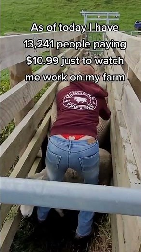 what can I say I must be a really good farmer #farming #countrygirl #shorts