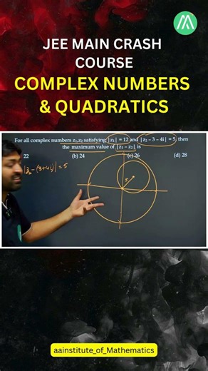 JEE Main Crash Course | Complex Numbers & Quadratics | Lecture 13 | Sunder Sir