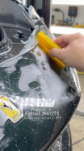 New Ferrari 296 GTS - Front Bumper PPF (Preview)