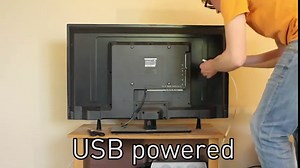 Power Practical LED Lights for TV Backlight, USB Powered TV LED Light Strip W/Bias Ambient Lighting for Home Theater, True White, Size (30"-40” TV)