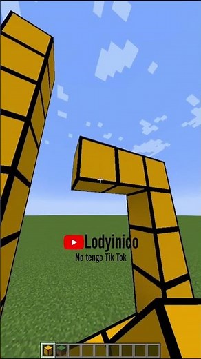 How to make the number 6 in Minecraft (Easy and fast) | 5x8 letter tutorial #minecraft